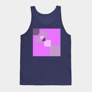 Purple squares Tank Top